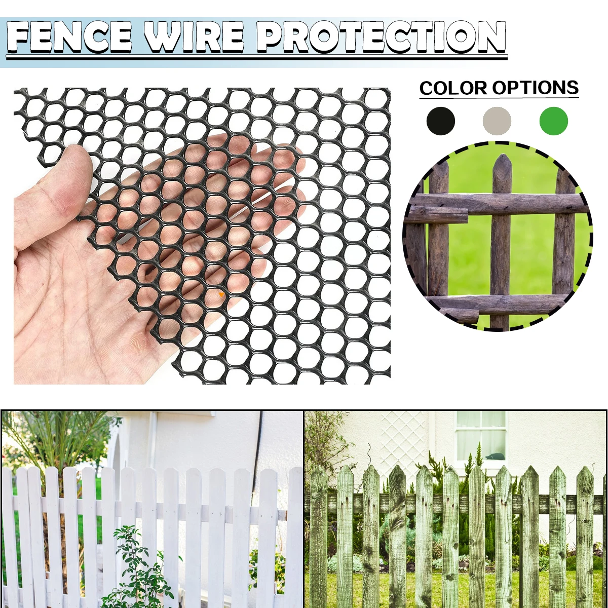 

Garden Fence Net Multiple Purpose Plastic Mesh For Use In Aquatic Products Poultry Breeding Sericulture Balcony Protection