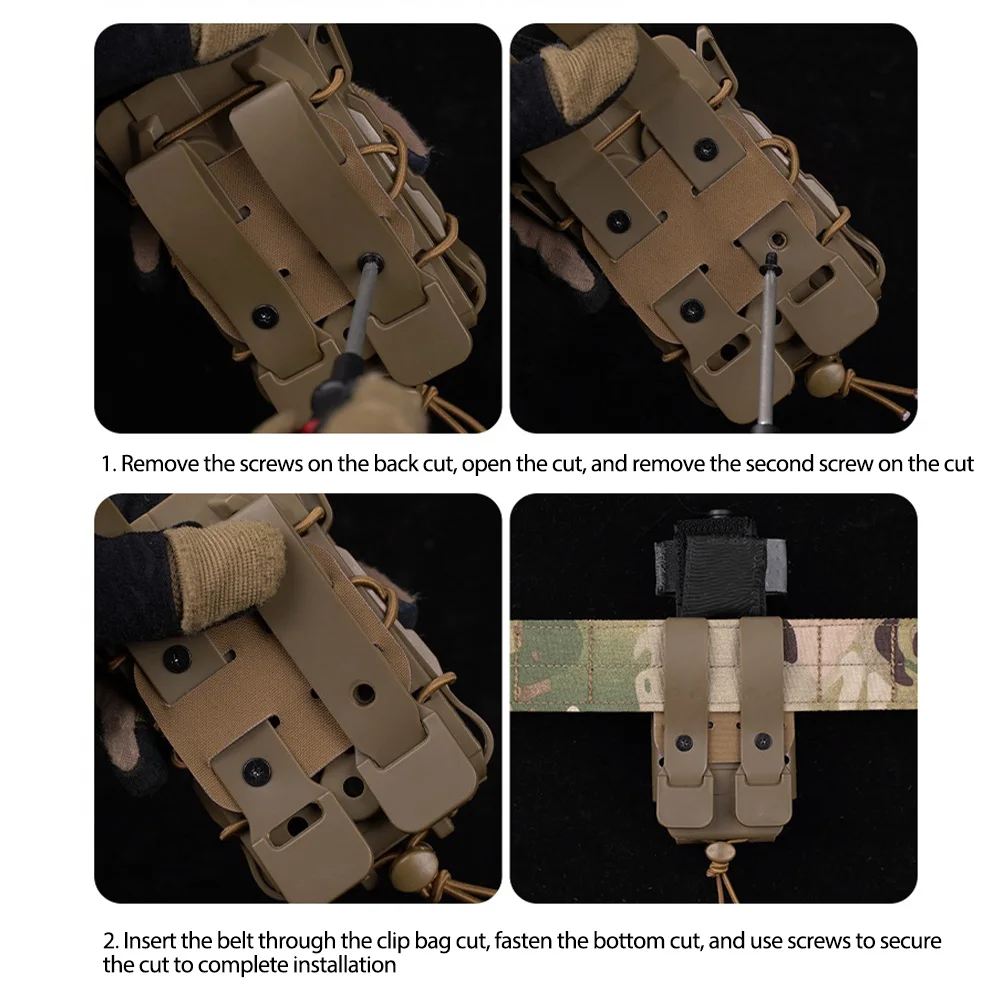 WoSporT Tactical Tourniquet Holder Mag Carrier Holder Mag Pouch Set Magazine Pouches Combined Function