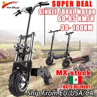 Dual Motor Electric Scooter for Adults Max Speed 85km/h 2400-6000W 30-100KM Range Foldable E-Scooter 10inch 11inch X60 X700 X500