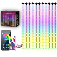 LED String Light Bluetooth Tuya WiFi Connection Christmas Birthday Party Garland Decor Fairy Light Curtain Light For Outdoor