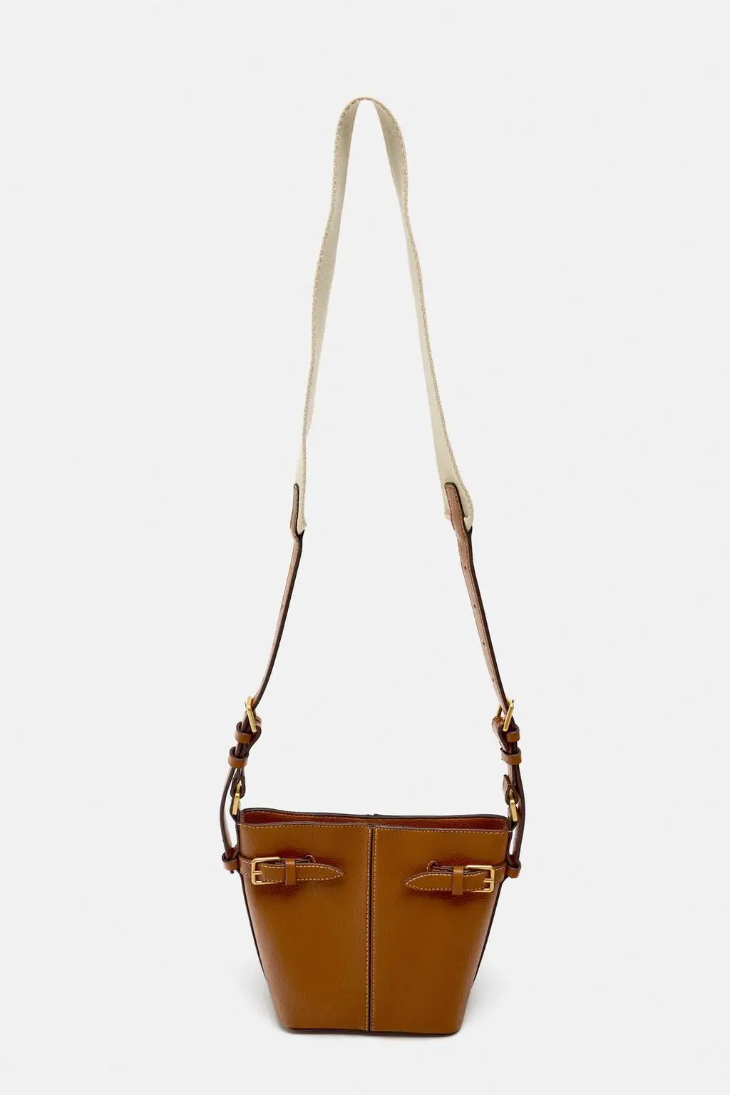 New Women's Bag Trend  PU Leather Portable Cross Body Bucket Bag Single Shoulder Bag Crossbody Handbag Female