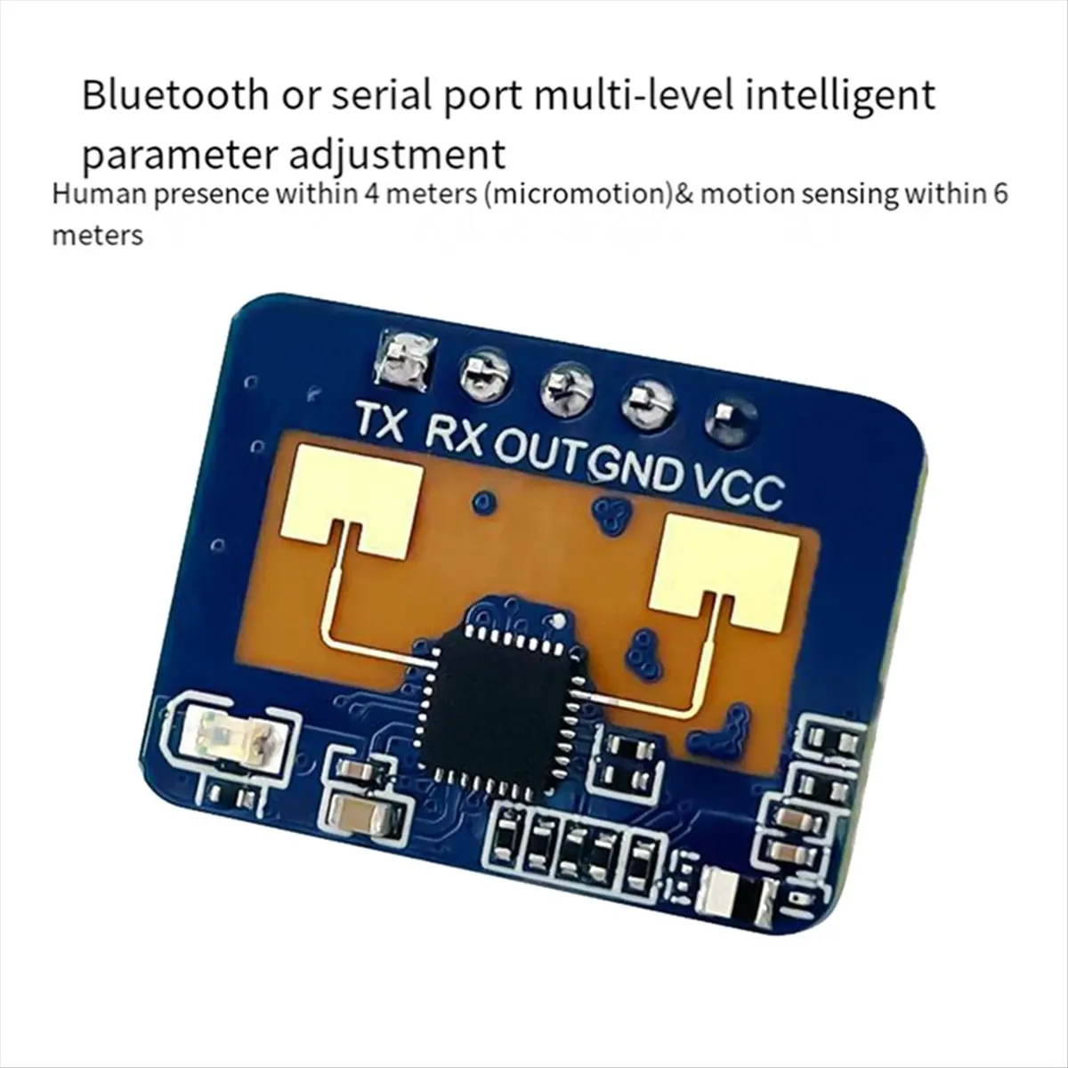 ABGN 2Pcs 24G MmWave HLK-LD2410C 인간 존재 레이더 센서 모션 감지 모듈