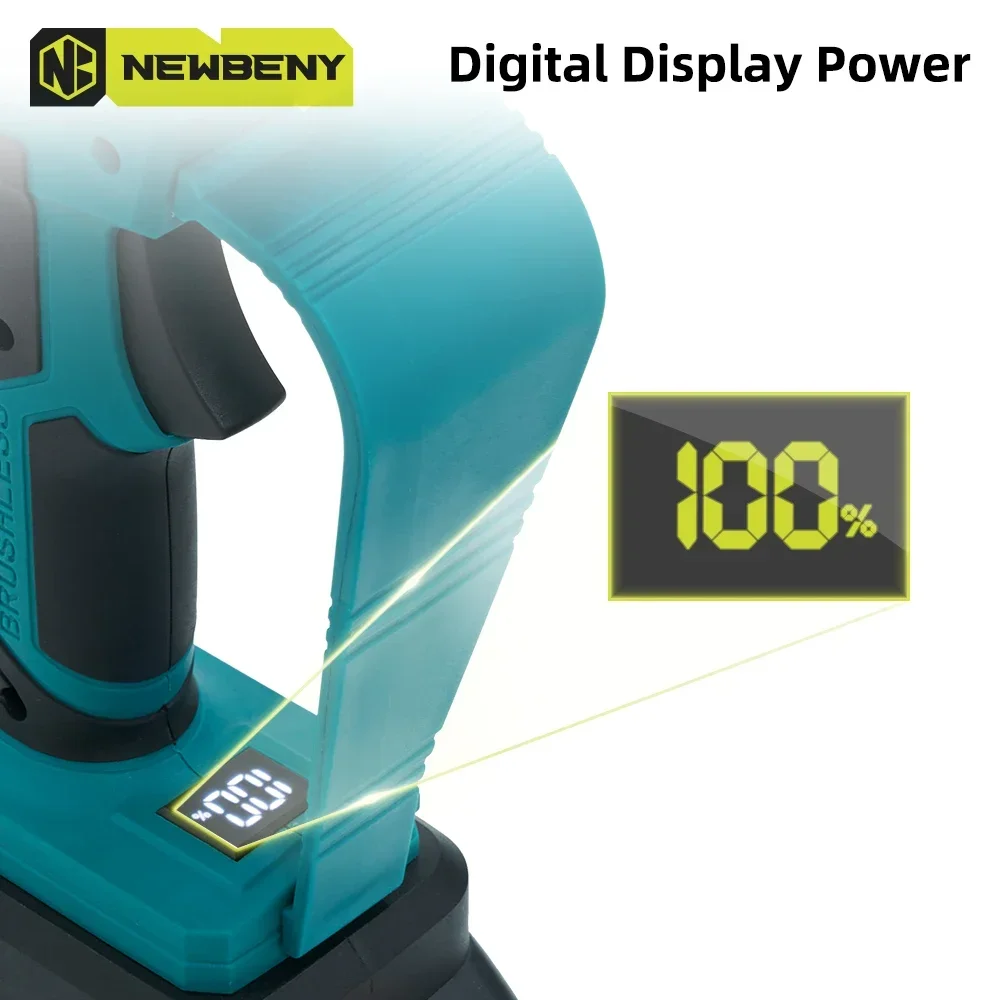 NEWBENY 8 Inch Cordless Brushless Electric Saw Efficient Garden Woodworking Logging Saw Power Tools For 18V-21V Battery
