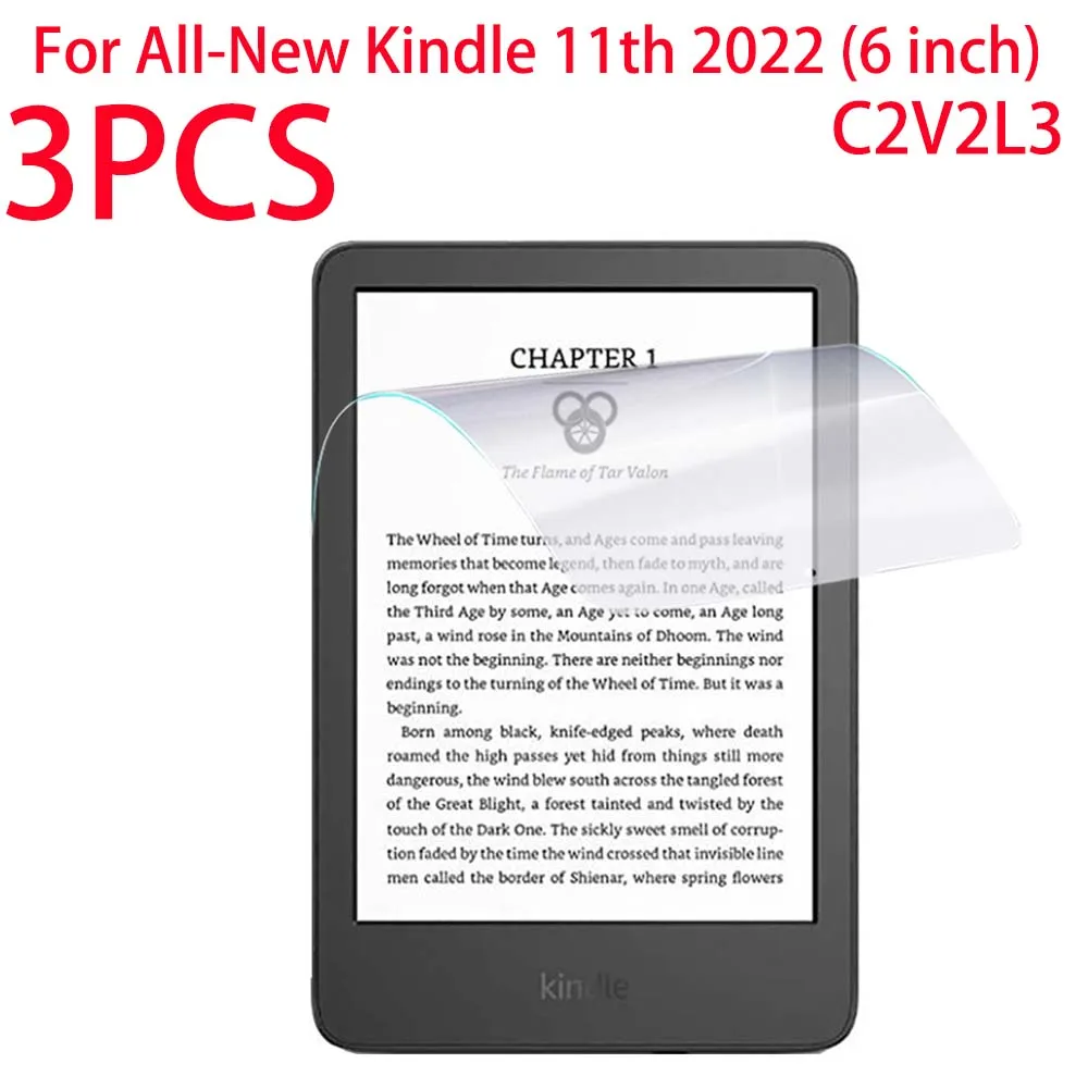 Pet Soft Film Protetor de Tela para 2023 Kindle 11ª Geração Polegadas C2v2l3 Película Protetora para All-new Kindle 11th 2023 Pcs