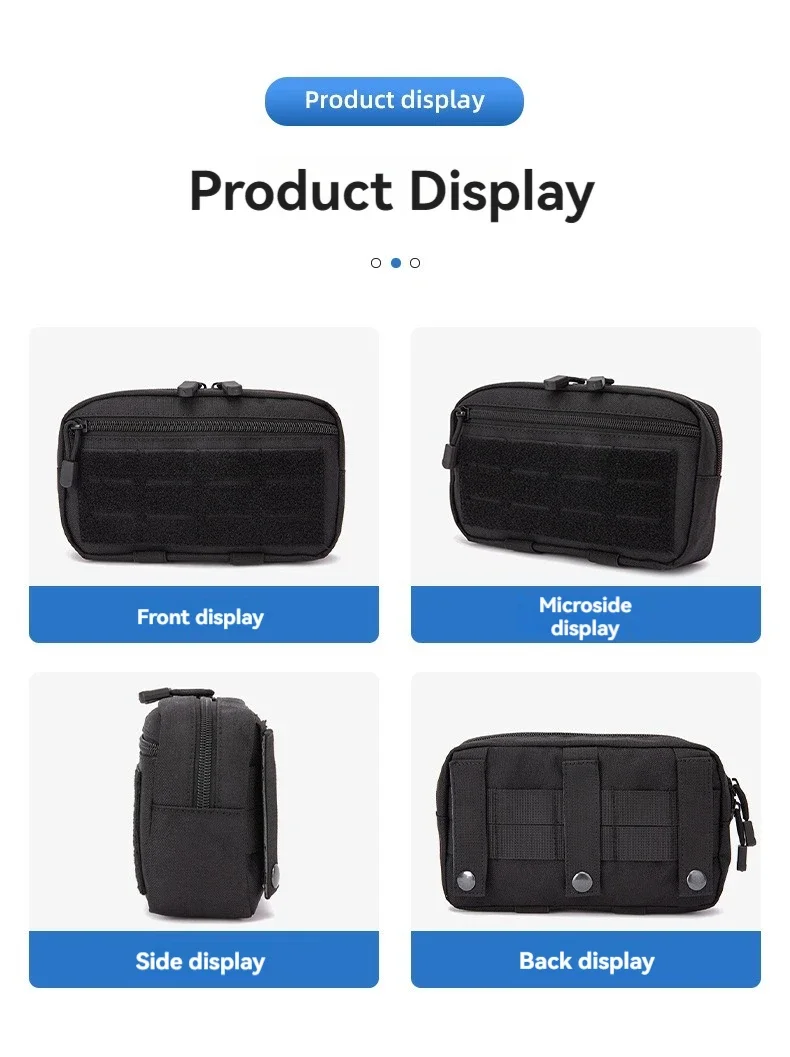 EDC Molle Tactical Waist Pouch – Compact Utility Belt Bag for Outdoor, Hunting, Medical & Phone Carry 5