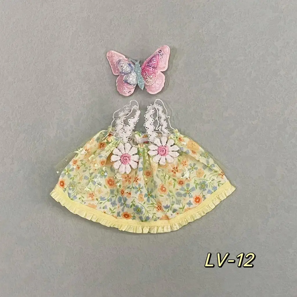 thumbnail image 1 of Vestido de algodón de 20Cm para muñeca Lolita, traje informal de falda pequeña de princesa linda, accesorios de ropa para muñecas, V2, 1 of 5
