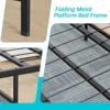 Queen Bed Frame Metal Platform Bed Frame Queen Size 14 Inch Mattress Foundation Box Spring Replacement Heavy 5