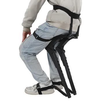 Esoscheletro Ergonomico Indossabile Leggero (1,7 kg) per l'Allenamento alla Camminata con Sedile e Ausilio per le Gambe, con Borsa per il Trasporto