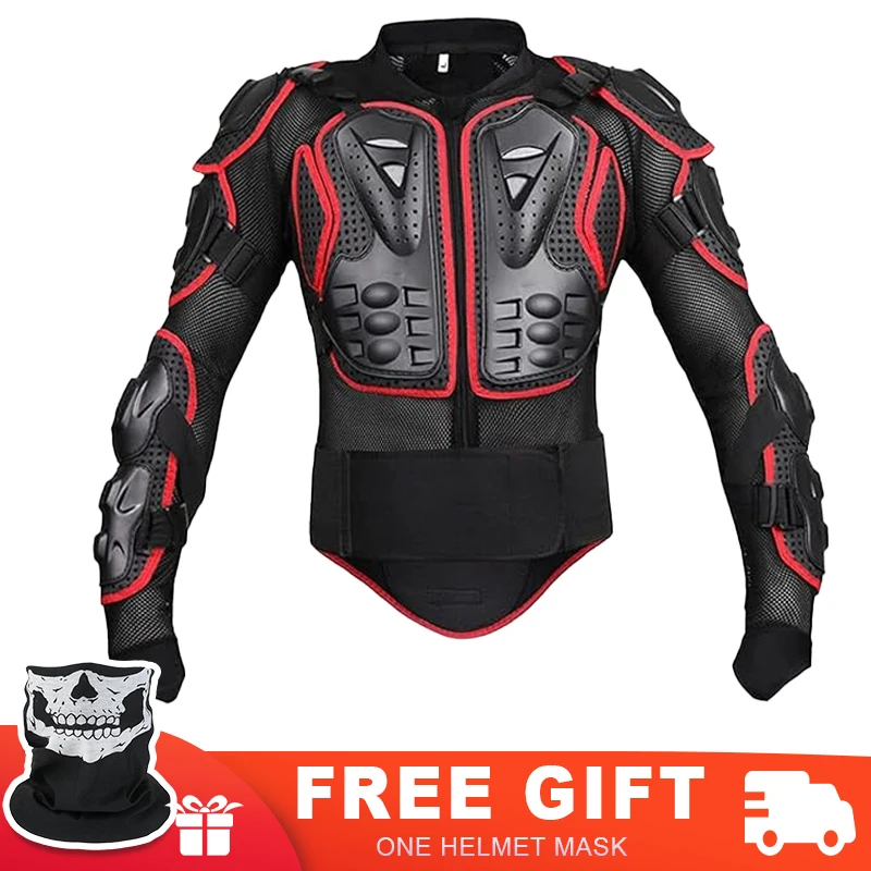 Motocross Armor Motorcycle Jacket Men Body Wear-Resistant Anti-Drop Bicycle Racing Jacket Riding Motorbike Moto Protection