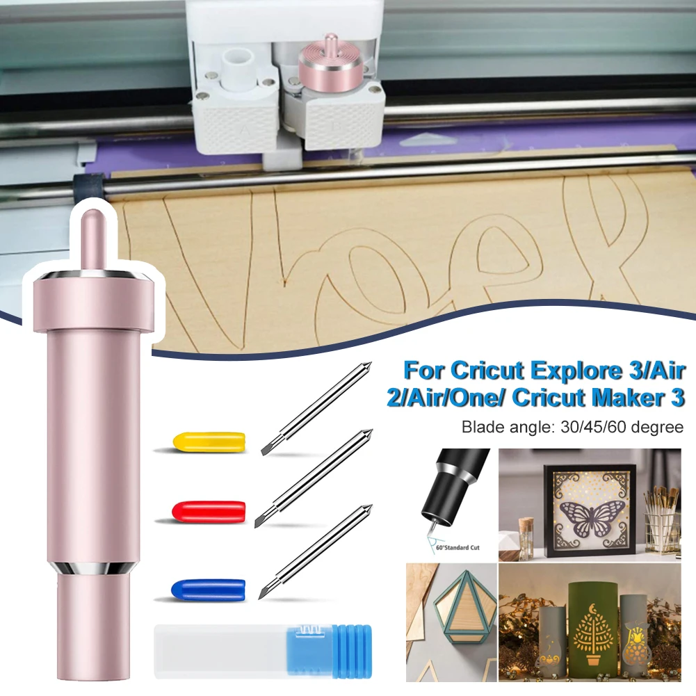 Deep Cut Blade And Housing Replacement For Cricut Maker, Explore Air 2 /  Air 3 Die Cut Machine-Fine Point Blade Standard - AliExpress