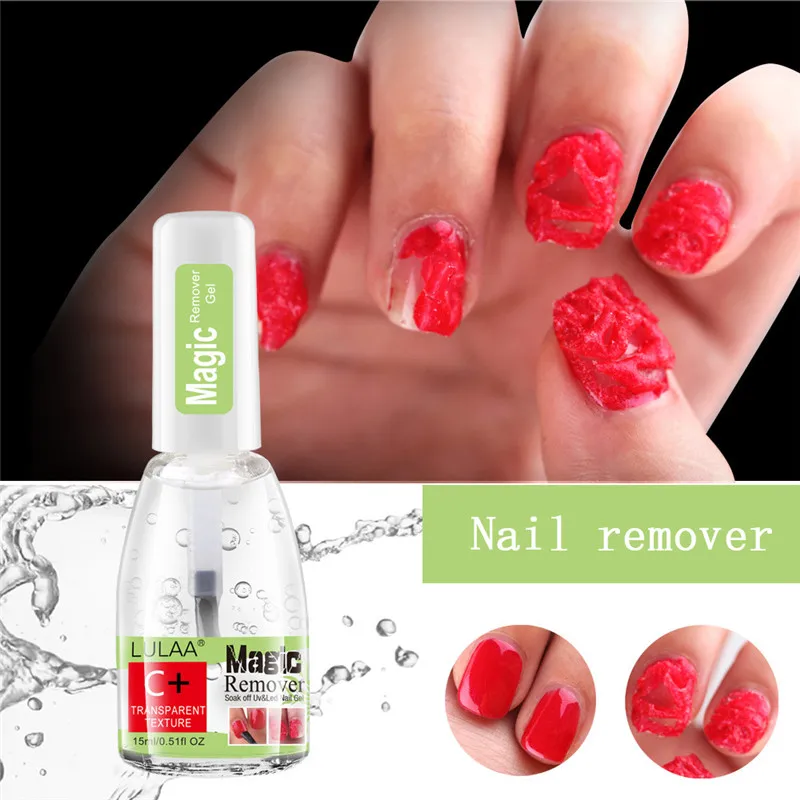 Nail Polish Remover Magic Burst Gel Lint-Free Degreaser Cleaner Fast Soak Off UV Gel Art
