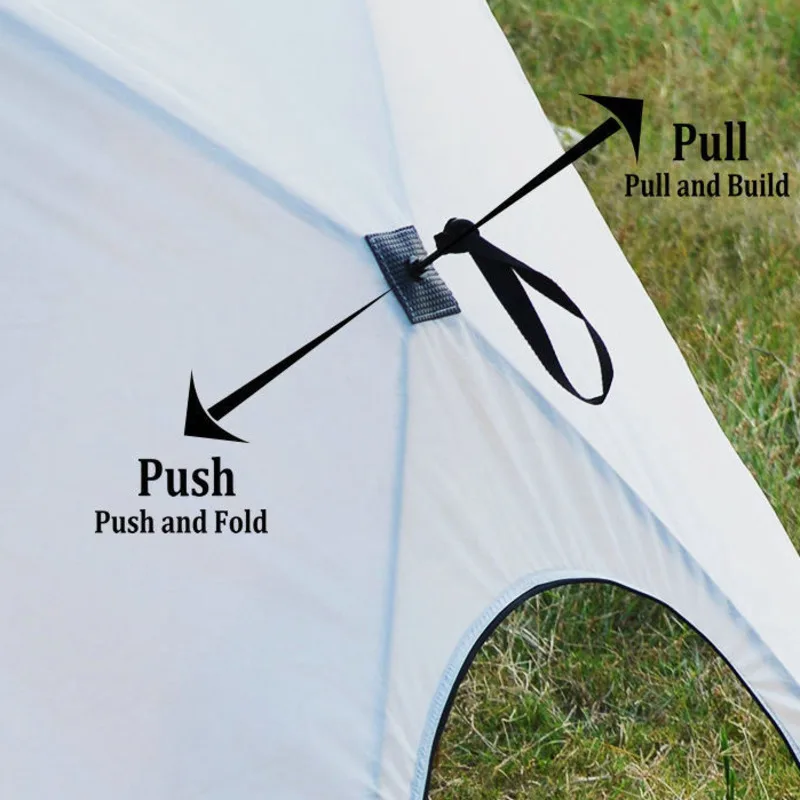 Sunshade Beach Tent Automatic Outdoor Camping Tent Ultralight Sun Shade Shelter Waterproof Hiking Backpack for Multi-person