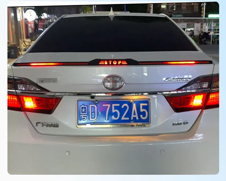 120CM Dynamischer Auto-Spoiler Bremslichtstreifen Universeller LED-Spoiler Heckspoiler-Lippen-Kit 50 Zoll Dreistufige Auto-Kofferraum-Bremslichter – Detail 9