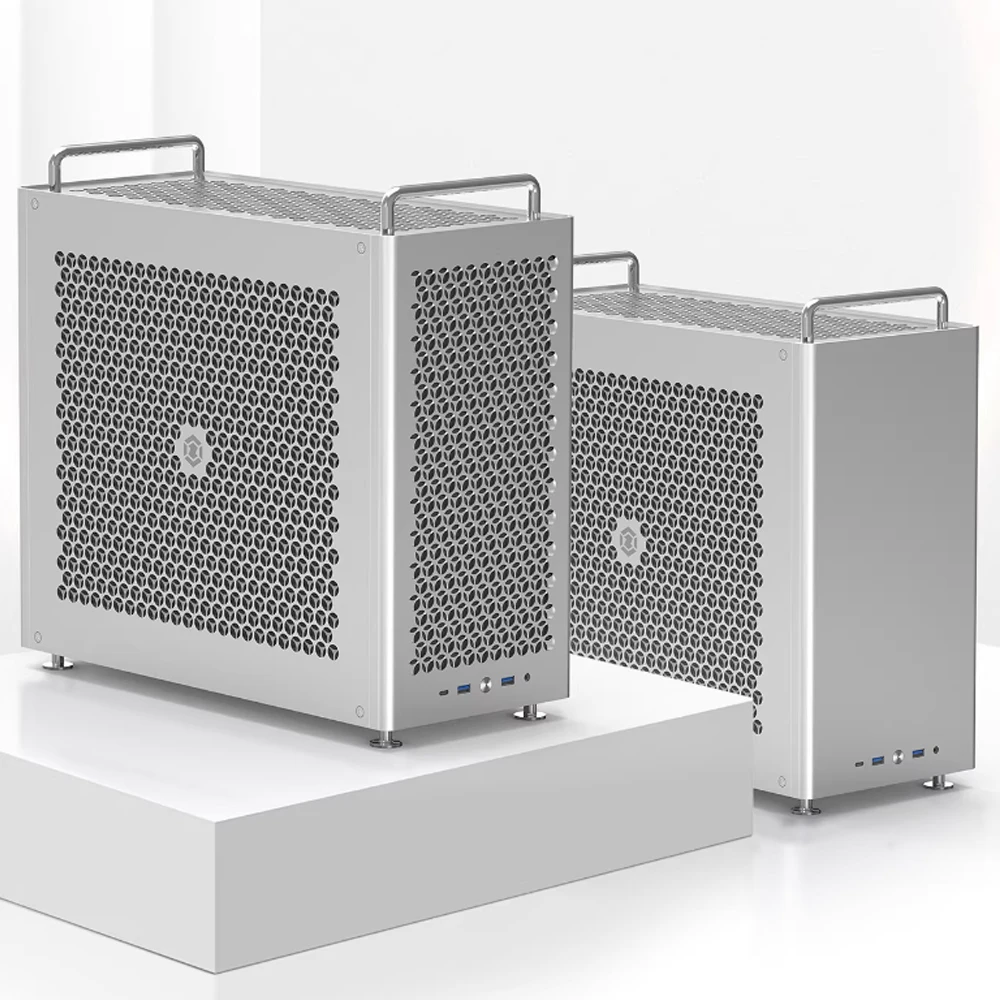 B2Max 풀사이즈 알루미늄 ATX 컴퓨터 케이스 32L 용량 ATX 파워 서플..