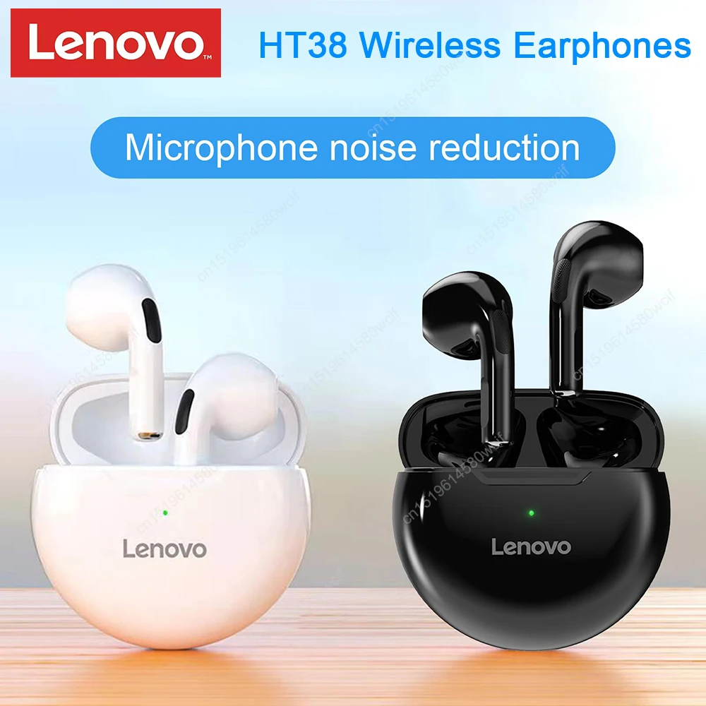LenovoHT38TrueWirelessHeadphonesTWSEarbudsBluetooth50