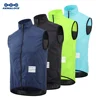 KEMALOCE Cycling Vest Black&Yellow Mens Cycling Gilets Lightweight Windproof Reflective Bike Sports Sleevess Jackets 1