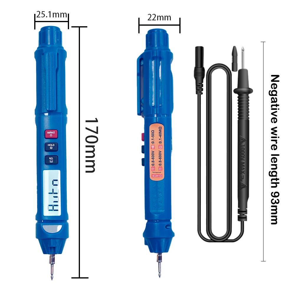 YAXUN YX9901 Hand-held Mini Pen Smart Digital Multimeter With Live