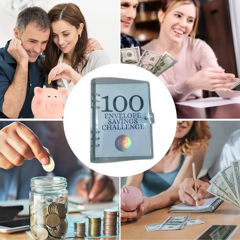 100 봉투 챌린지 바인더, 100 데이 챌린지, 돈 절약 바인더, 현금 봉투 절약 챌린지