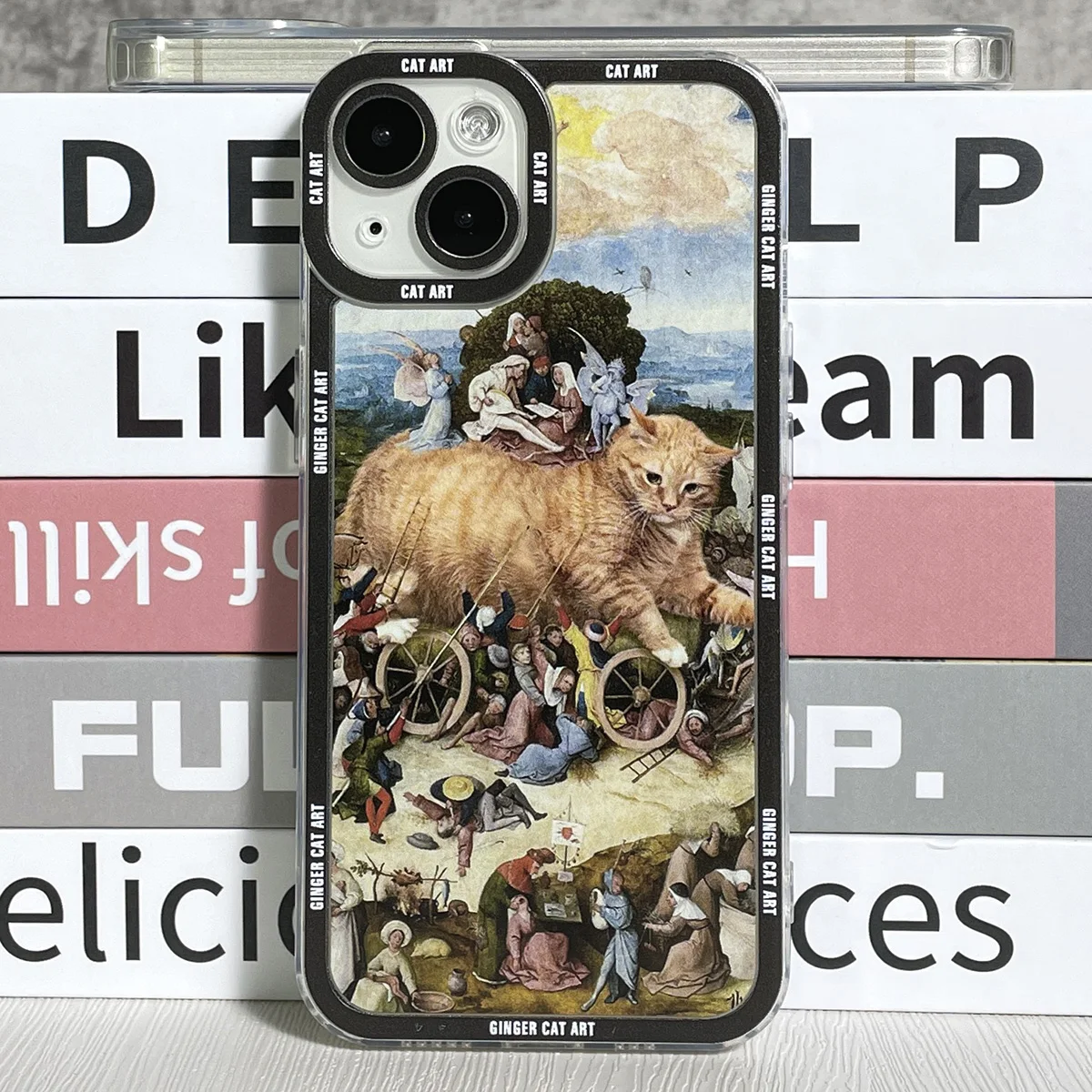 thumbnail image 1 of Case For Xiaomi Mi 11 Lite 5G NE Redmi Note 10 9 11 12 4G 5G 13 Pro Poco X3 X4 GT X5 11S 11E Pro 10T 11T Ginger Fat Cat Cover, 1 of 5