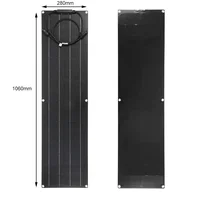 Kit de panneaux solaires flexibles monocristallins 300W 600W, système de chargeur de batterie 18V pour maison Camping voiture RV bateau hors réseau 2