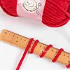 100g/Roll 68 Meters 6mm Polyester Yarn for DIY Sweater Scarf Warm Soft  Knitting&Crocheting Handmade Shiny Thread Thick Yarn 6