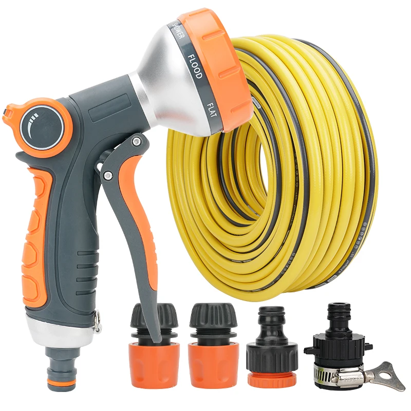 

The product can be customized.Household multifunctional car wash water gun, nozzle, hose, water pipe, flushing, pressurization