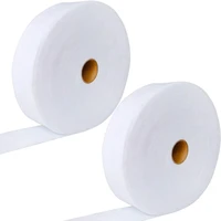 2Roll Jelly Roll Batting Strip 2 1/4In Cotton Blend Fleece Batting On A Roll Total 70Yard For Jelly Roll Rugs,Throw Rugs 1