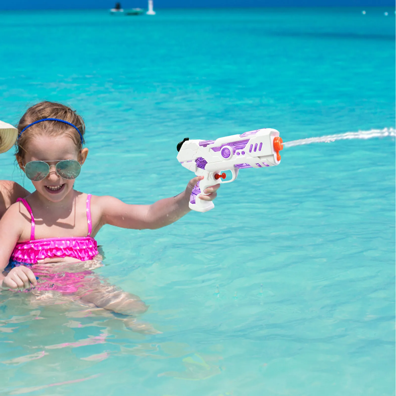 Water Guns 250ml Water Guns Super Squirt Guns Water Soaker Toys With Long Shooting Range Summer Toy For Boys Girls Adults
