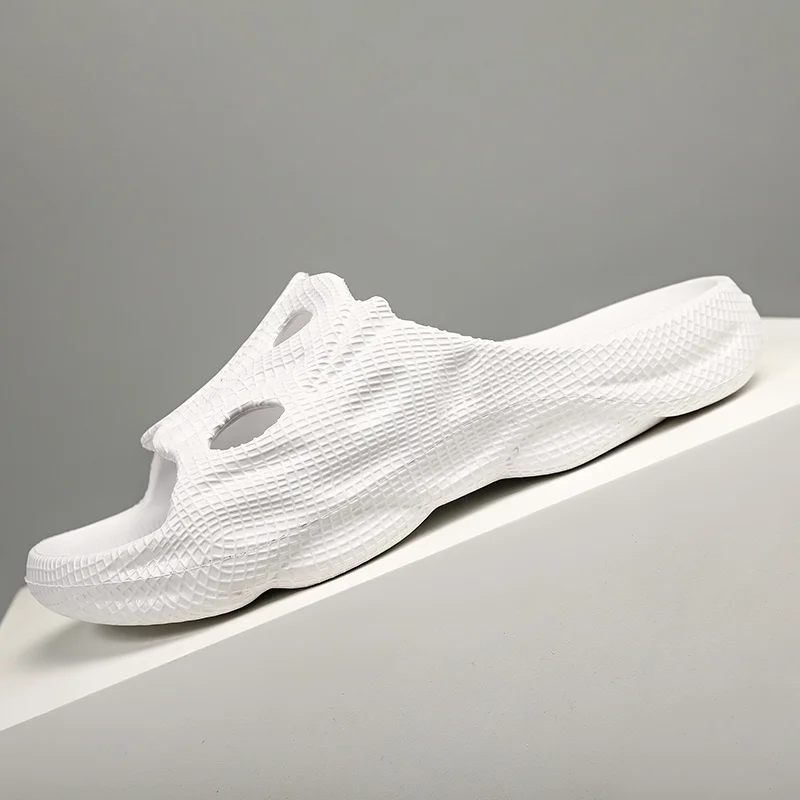 Vīriešu čības ar neslīdošām zolēm, mīkstas putuplasta čības, slīdošas, ērtas ārējai valkāšanai_voghion.com