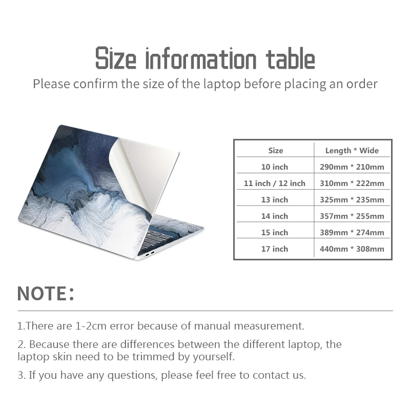 DIY Marble Cover Laptop Skin Sticker Vinyl 13.3"14"15.6"17.3" Stickers For Macbook pro/Lenovo/Msi/Hp/Acer Skins Decorate Decal vinyl film sticker,laptop sticker