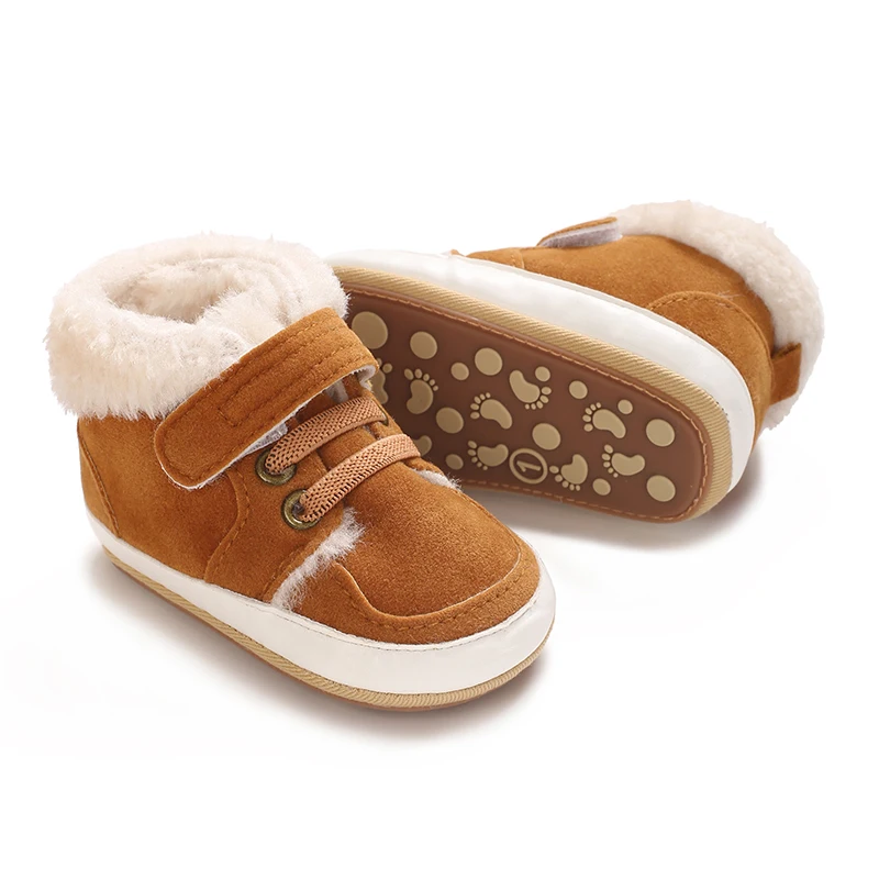 Neue Schnee Baby Booties Schuhe Baby Junge Mädchen Schuhe Krippe Schuhe Winter Warme Baumwolle Anti-slip Sohle Neugeborenen Kleinkind erste Wanderer Schuhe – Detail 37