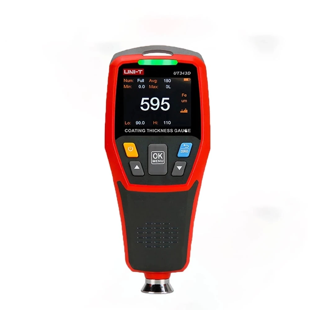 UNI-T UT343D Coating Thickness Gauge Automotive Paint Film Thickness Tester Measure FE/NFE Paint Tools paint coating meter paint thickness gauge thickness gauge
