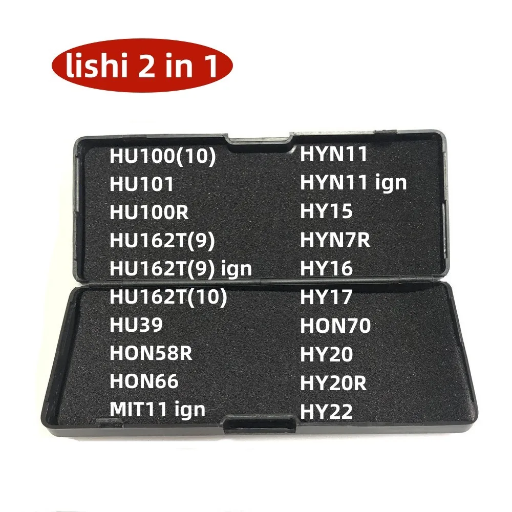2 in 1 B111 CY24 DWO4R DWO5 F038 GM37 GM39 HU49 HU46 HU87 HON58R HON70 HYN11 HY15 HYN7R HY16 HY17 NSN11 NSN14 Hot Lishi Tool lishi tool hot lishi tool
