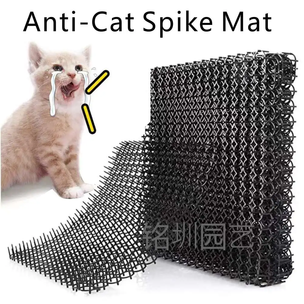 Gardening Cat Scat Mats Repellent Mat Prickle Strip Deterrent Spike Mat Dig Stop Safe Anti-Cat Dog Keep Cat Away Garden Supplies