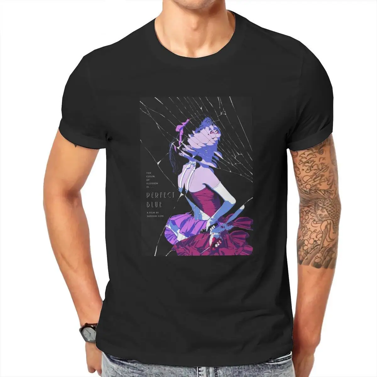 

Men's T-Shirt Perfect Blue Poster Funny Cotton Tees Short Sleeve T Shirt Round Neck Clothes 4XL 5XL