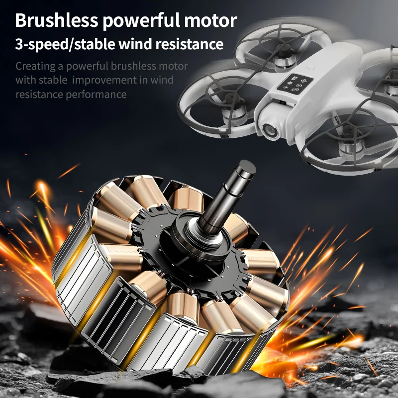 안경이 있는 RC 드론 WIFI FPV H36 드론 광각 HD 4K 카메라 고도 유지 RC 접이식 쿼드콥터 드론 헬리콥터 장난감 선물