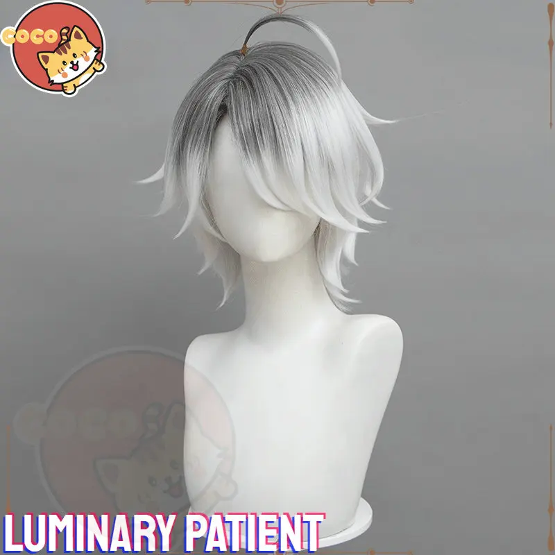 

CoCos Game Identity V Luminary Patient Cosplay Wig Game Cos Patient Wig Luminary Emil Cosplay Silver Hair
