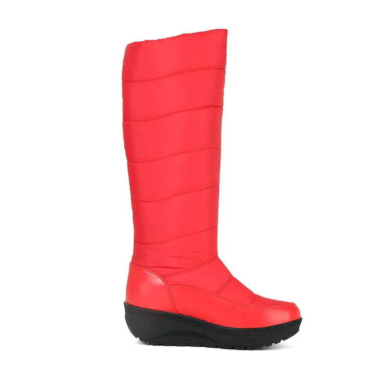 Classic Wedges Snow Boots Women Winter Shoes Platform Women's Over-the-Knee Boots Female Fashion Sexy Water-proof Shoes Large