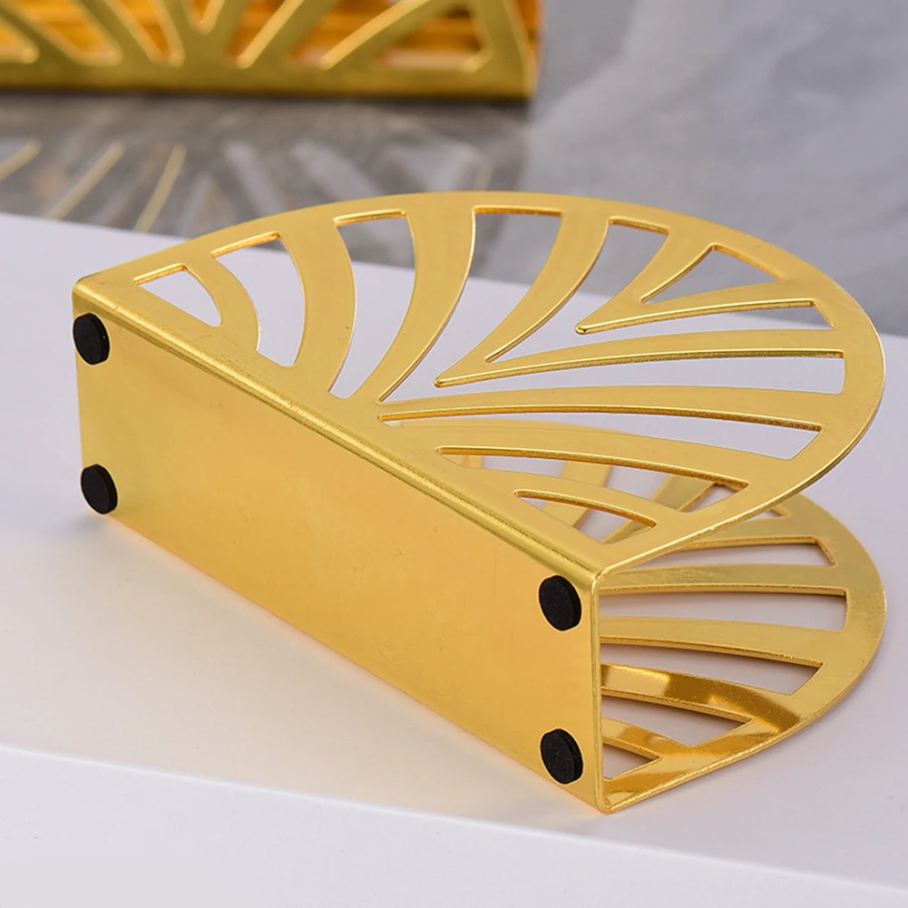 Nordic Iron Art Vertical Paper Towel Holder Hotel Restaurant Cafe Napkin Paper Holder Storage Shelf Desktop