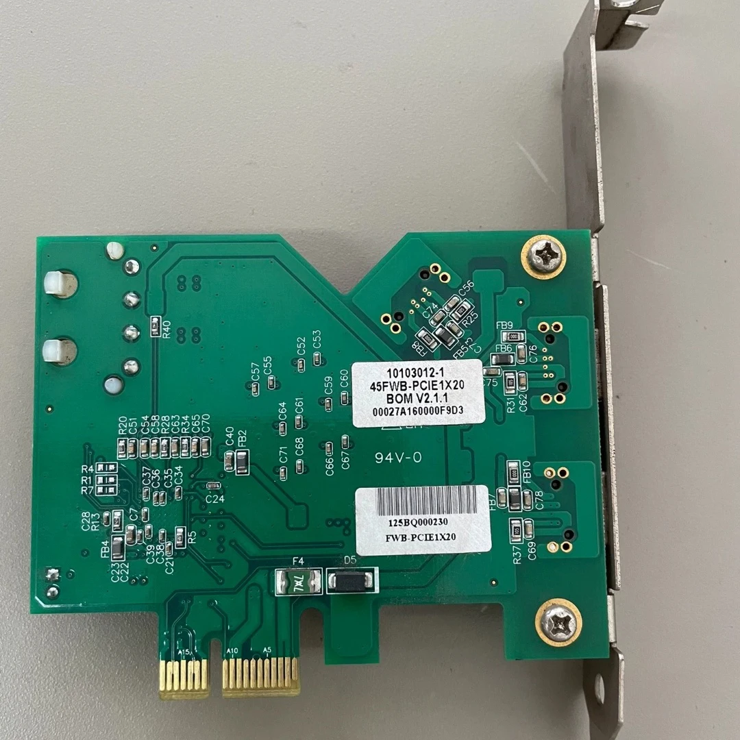 For IOI FWB-PCIE1x20 Rev.2.1 1394b industrial camera acquisition card 4 For IOI FWB-PCIE1x20 Rev.2.1 1394b industrial camera acquisition card - Image 2