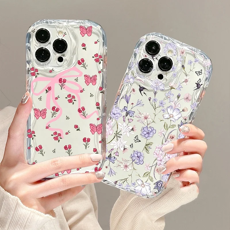 Oil Painting Pink Flower Phone Case Cover