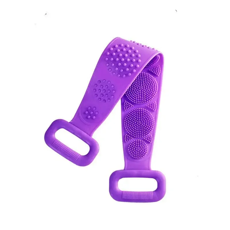 Best Seller Silicone Bath Towel Extended Thickened Bath Towel Back Scrubbing Massage Brush Tool Air Valve
