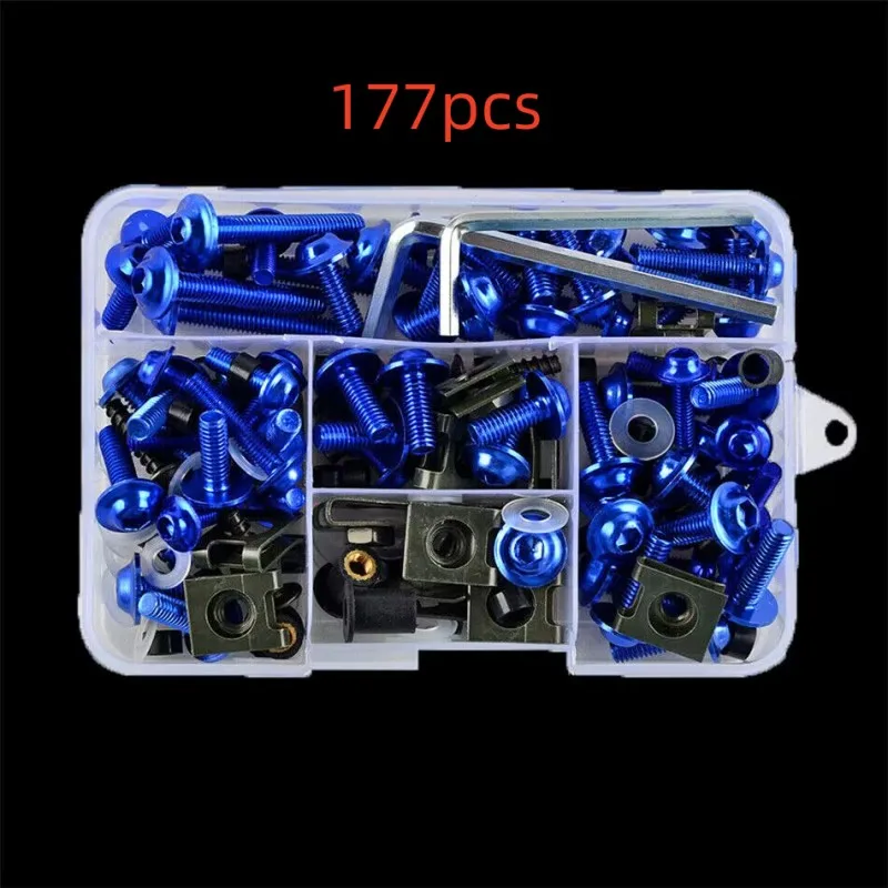 Motorcycle Fairing Body Bolts Set Kit Fastener Screw Nuts For Kawasaki