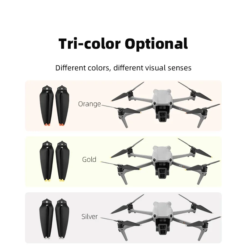 2/4Pair Low Noise 8747F Propeller Props For DJI Air 3/Air 3S Drone Quick-Release Paddle Blade Wing Fan Spare Accessories drone propeller drone propellers drone propeller blades propeller replacement parts