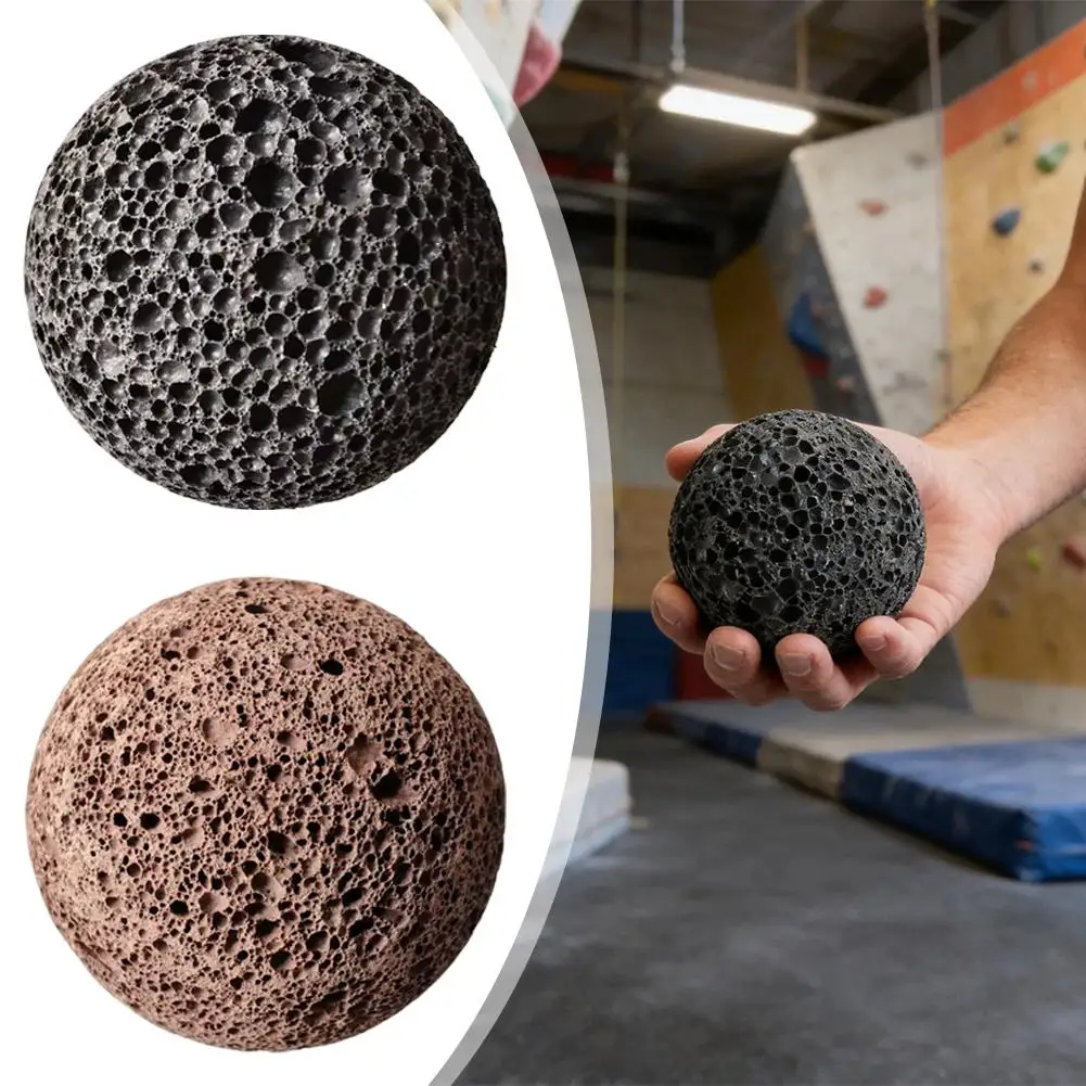 5CM Hand-Kokonball aus Vulkangestein, Klettergriff-Krafttrainer, Anti-Schweiß-Griffkraftverstärker für Fitness und Sport – Detail 5