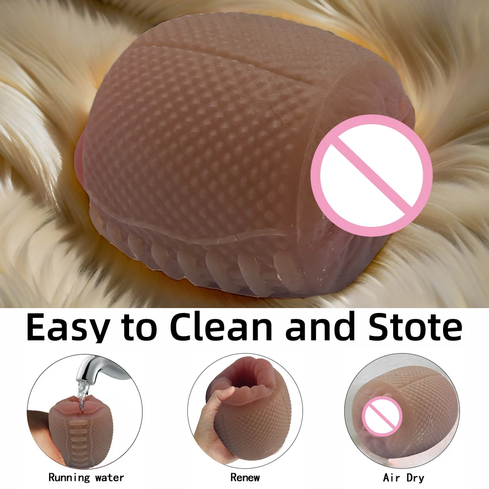 Masturbator Cup For Men Oral And Vaginal Realistic Stroker_voghion.com