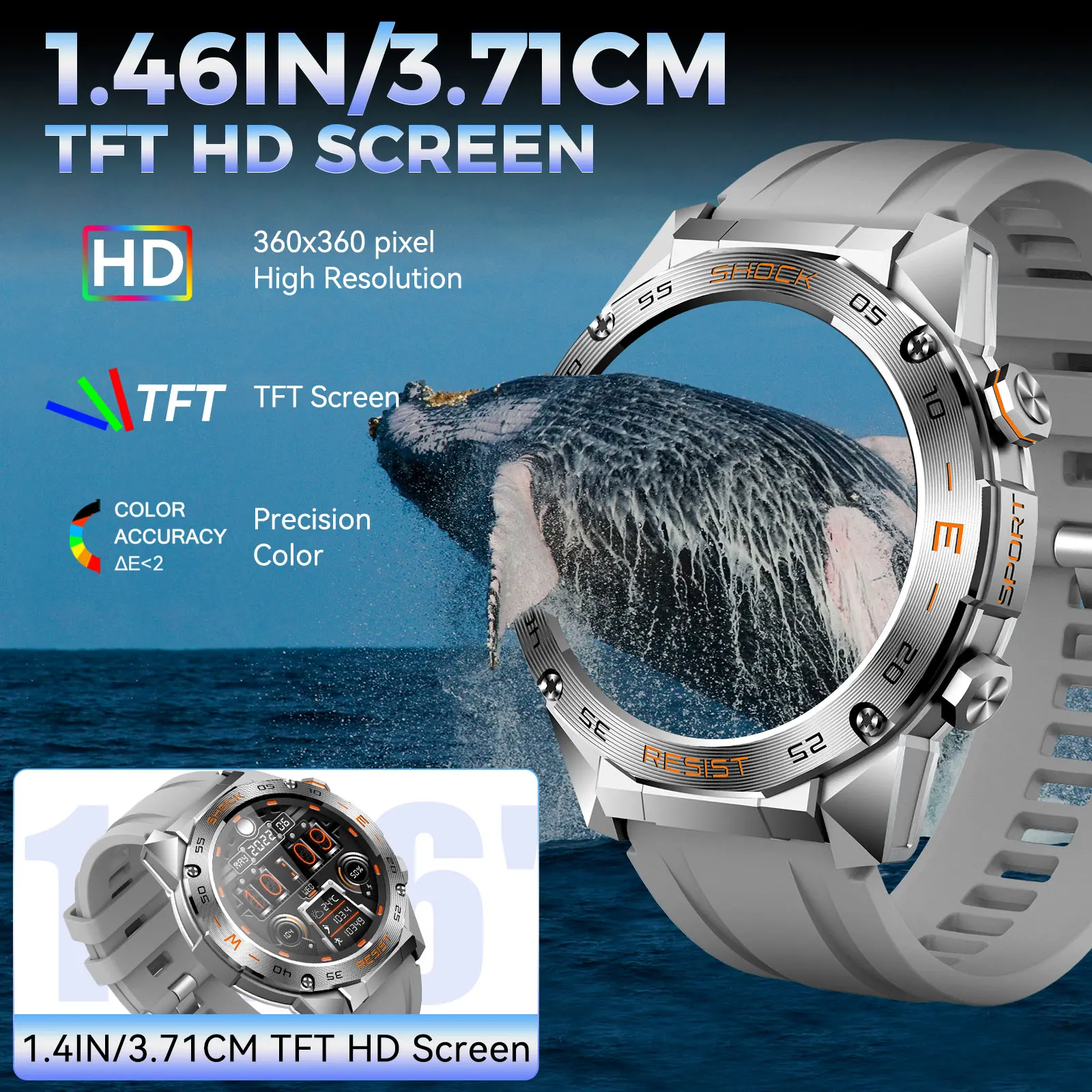 EIGIIS Smart Watch for Fitness Watch for iOS