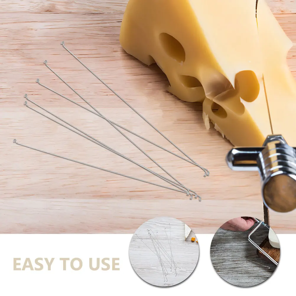 10pcs Stainless steel cheese Cheese Slicer Wire Replacement Cheese Cutter Wire Cheeses Cutting Slicers