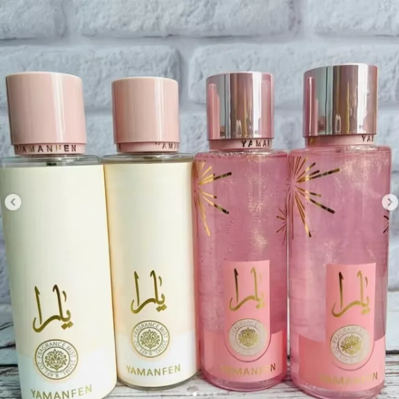 Spray profumato per il corpo scintillante, fragranza di rosa araba, profumo leggero a lunga durata, fascino per appuntamenti femminili, glitter, sabbia mobile, eau de toilette_voghion.com
