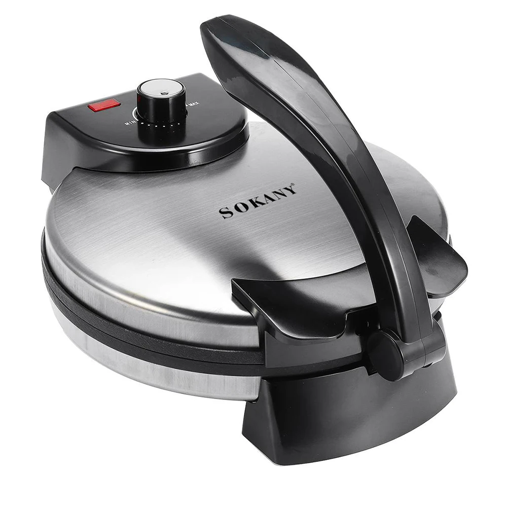 Non Stick Kitchen Roti Maker Electric Crepe Makers 1500W Pancakes Pizza Tortilla Quesadilla Machine 12 Inch Egg Cooking Pan 220V 3